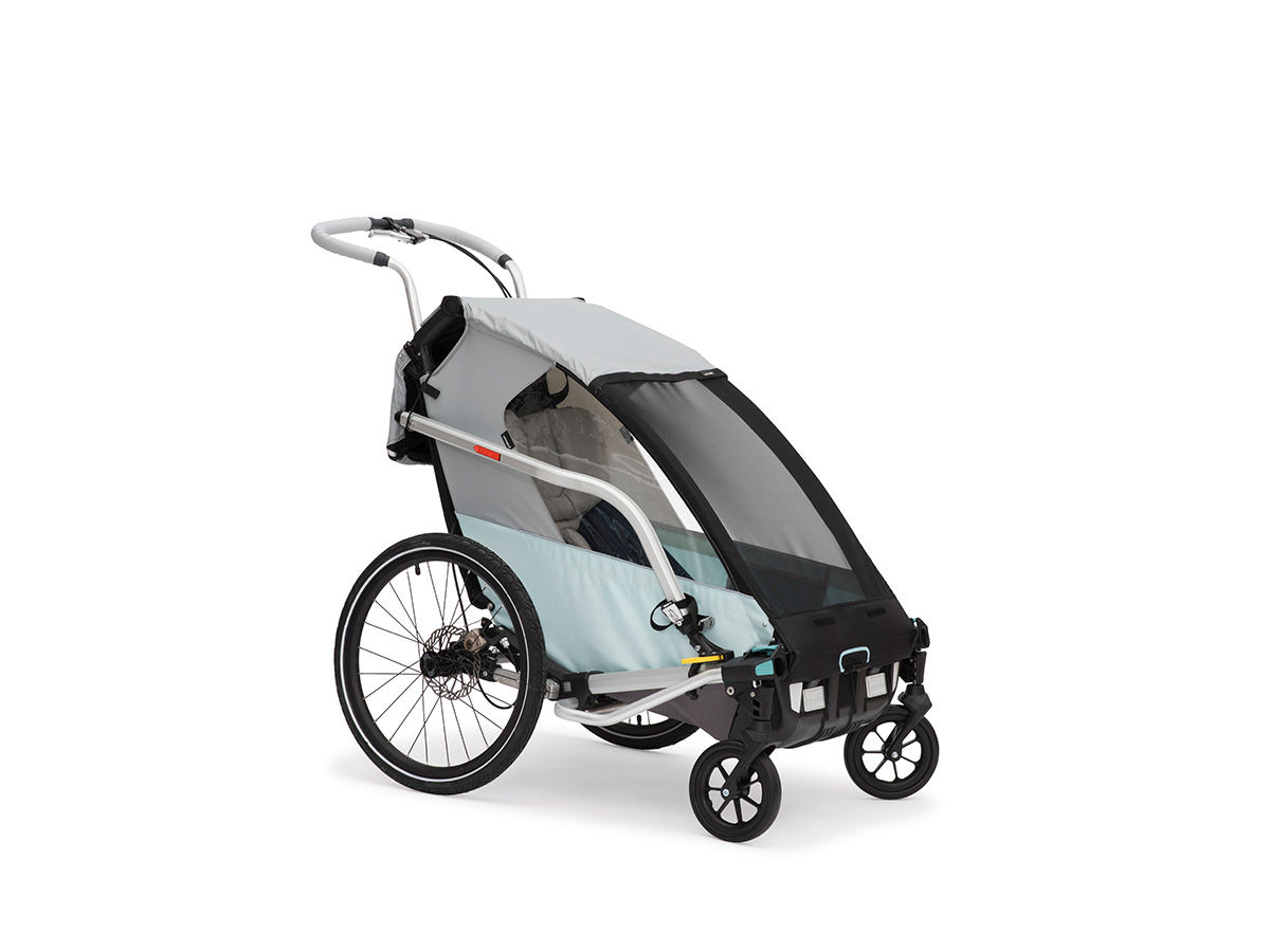 Fahrradanhänger für 2 Kinder - leggero Vento 2 Sitzer - Jogger