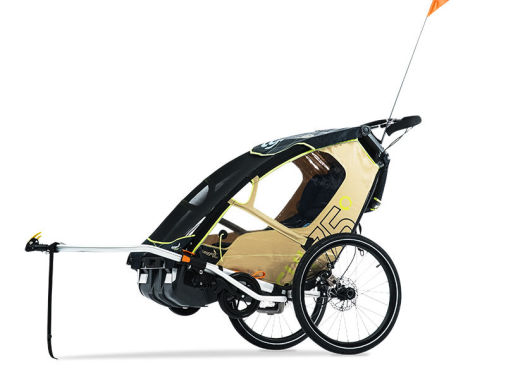 Leggero Enso Surf - - Veloanhänger von Leggero - Fahrradanhänger für Kinder - 1 Sitzer