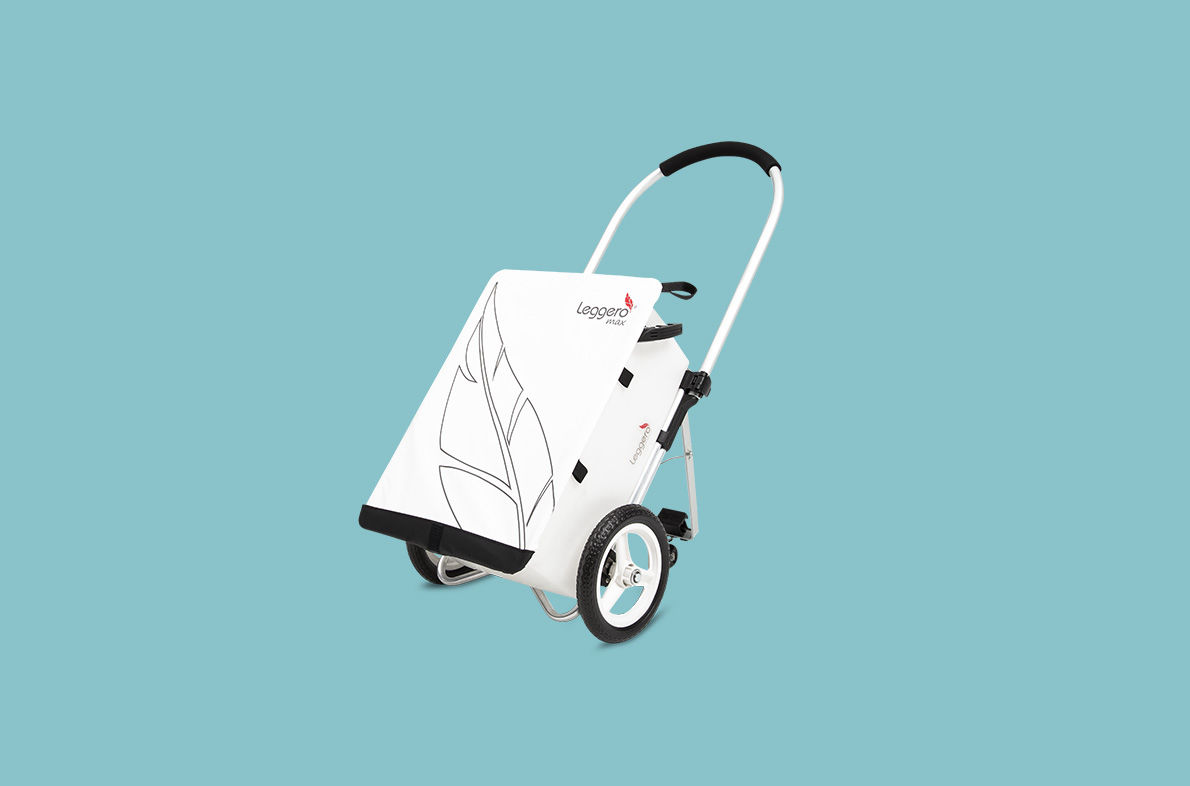 Moderner Einkaufstrolley 3 in 1 - Trolley, Einkaufswagen - Fahrradanhänger