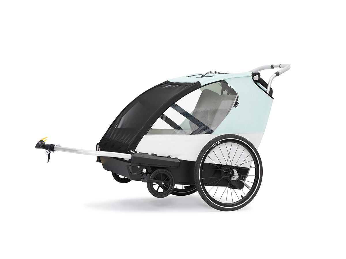 Leggero Vento R - - Veloanhänger von Leggero - Fahrradanhänger für Kinder - 2 Sitzer