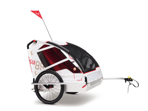 Leggero Vento V89 - - Veloanhänger von Leggero - Fahrradanhänger für Kinder - 2 Sitzer